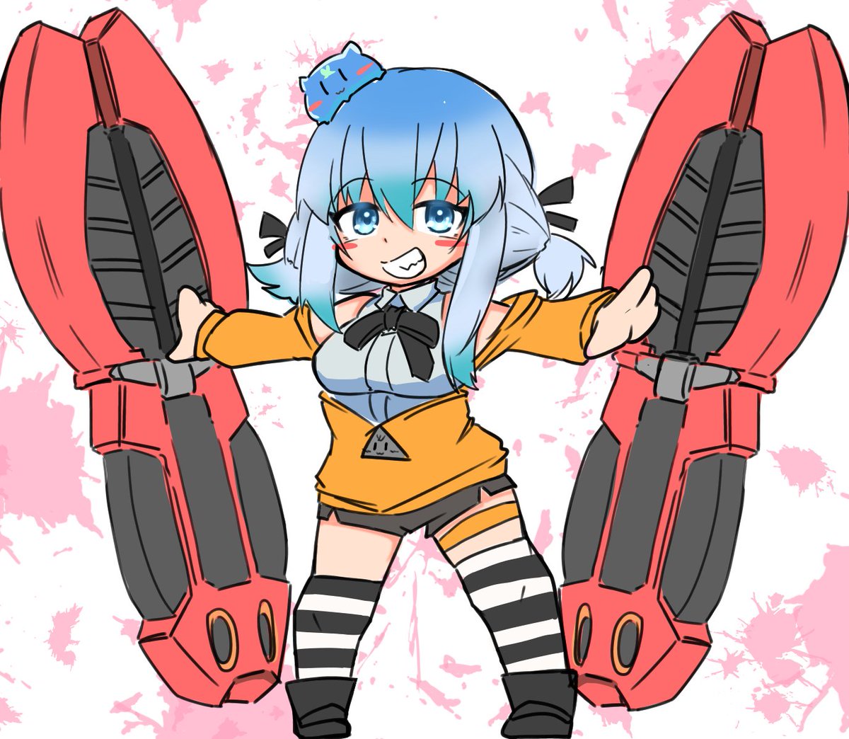 「うみこさん()を簡単に落書きしてみました #うみこさんの幸」|ブシ仮面ダーエボルトのイラスト