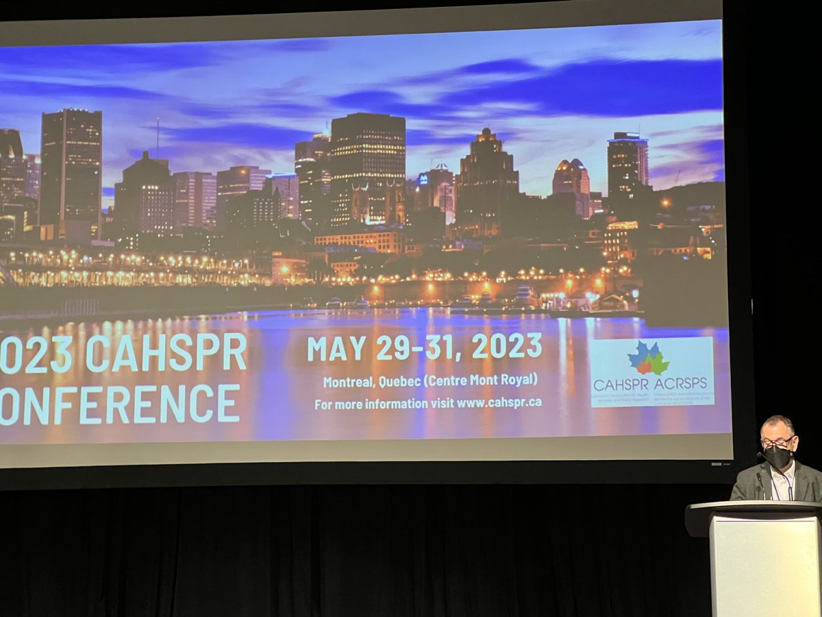 ⁦@AlanKatz6⁩ kicking off the #CAHSPR23 meeting in Montreal.  Looking forward to 3 days learning together and discussing solutions to our toughest health systems issues.  ⁦@CFPC_e⁩ ⁦@QueensuFamMed⁩ ⁦@RickGlazier1⁩