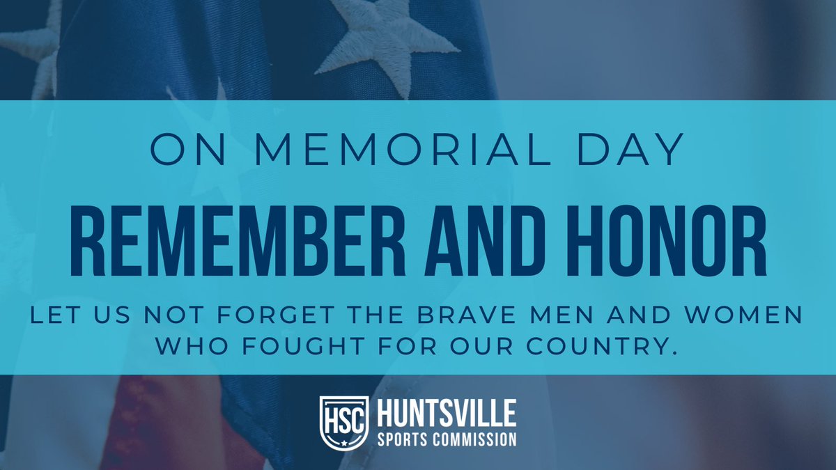 Our office is closed today in observance of Memorial Day!🇺🇸

We will resume normal business hours Tuesday, May 30. 

#MemorialDay2023 #SportsHsv