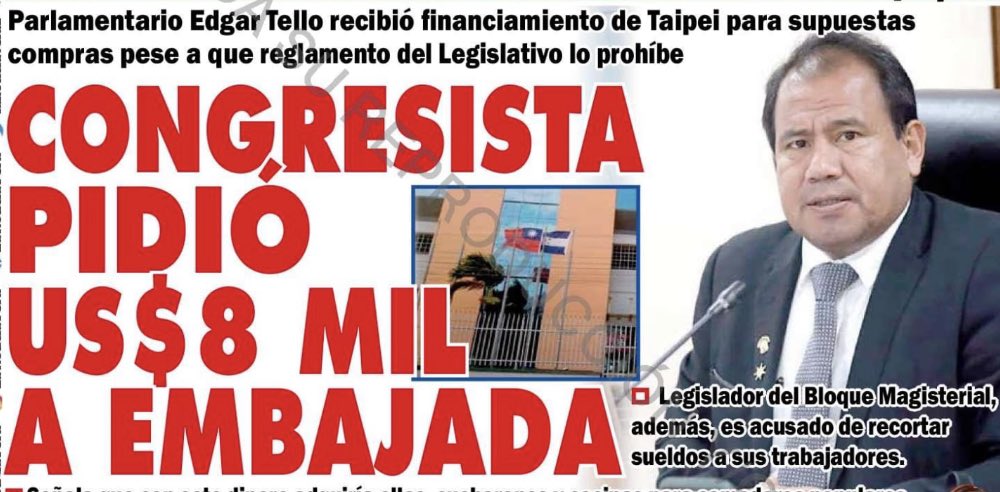 Castillo tenía razón!!! “Tenemos corruptos para exportar”, decía; este es el Congresista Edgard Tello, llegó al Congreso con el ✏️, hoy acusado de pedir dinero a una Embajada, eso es inaceptable e ilegal…vomitivo personaje!! Comisión de Disciplina on TAS?#despiertaperudespierta