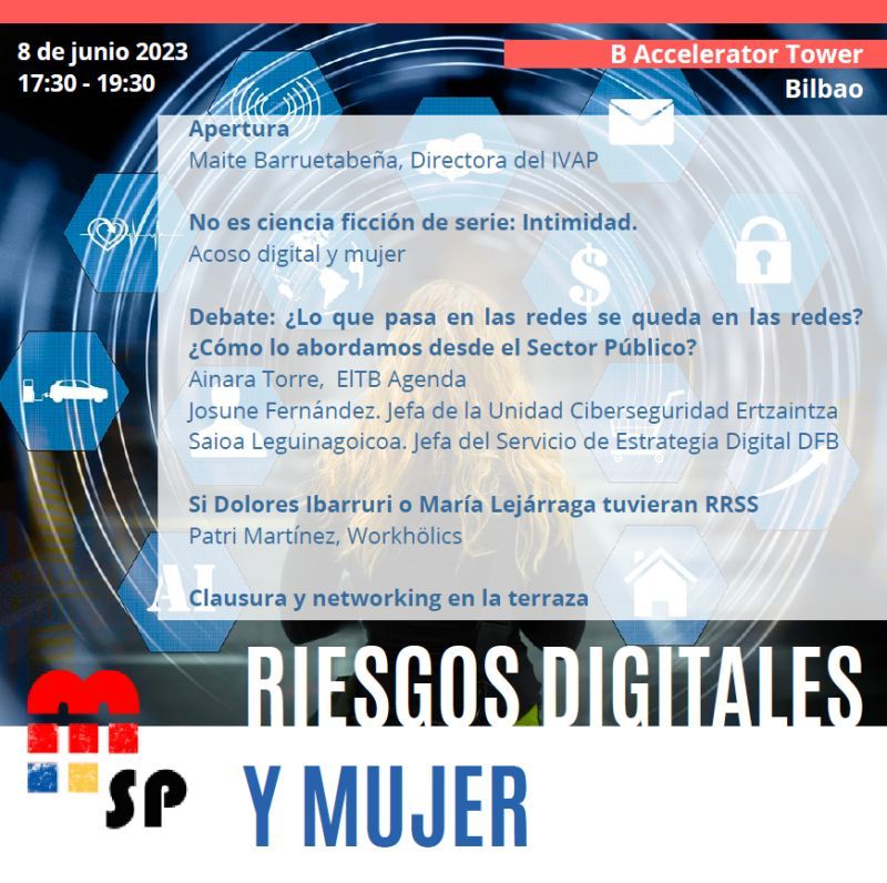 Riesgos digitales y mujer. @mujeresSP <a href="/IVAP_eus/">IVAP Euskadi</a>