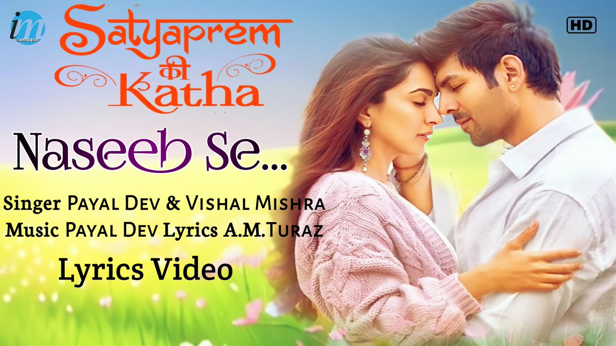 Adhoora tha main.. Ab Poora Hua 
Jabse tu Mera Ho gaya 🎶
#NaseebSe 🤍

🎦youtu.be/gSUWgGRS-KQ

#SajidNadiadwala
#SatyaPremKiKatha #29thJune 
<a href="/advani_kiara/">Kiara Advani</a> <a href="/BoscoMartis/">Bosco Martis</a> <a href="/karandontsharma/">karandontsharma</a> <a href="/NGEMovies/">Nadiadwala Grandson</a>  <a href="/WardaNadiadwala/">Warda S Nadiadwala 🐎</a>   
#BhushanKumar <a href="/iPayalDev/">Payal Dev</a> <a href="/VishalMMishra/">Vishal Mishra</a>  <a href="/TSeries/">T-Series</a>