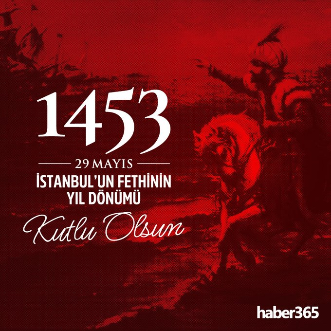 ekonomihaber365's tweet photo. Hazreti Muhammed'in müjdesine mazhar olan İstanbul, 570 yıl önce Fatih Sultan Mehmet'in kumandasındaki Osmanlı Devleti tarafından fethedildi #istanbulunfethi https://t.co/QEMY2fZ8v1