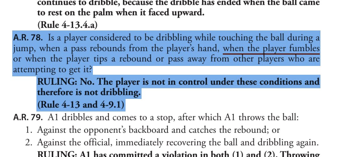 @DrChHe04 @RefMikeG @DevInTheLab Further proof this is not illegal (violation) in HS & College.

🟢NFHS Case Play 4.15 Comment
🔵NCCAM Case Play A.R. 78