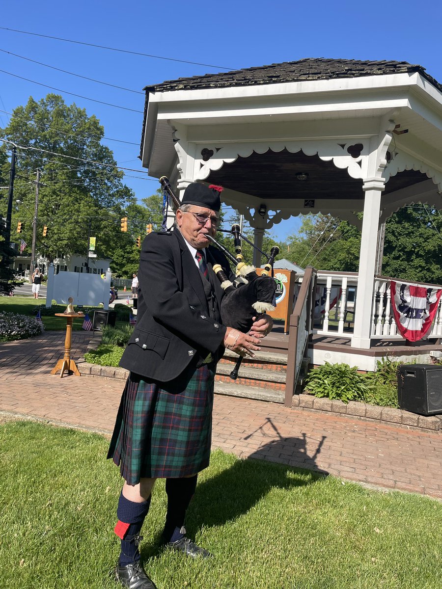 Memorial Day isn’t complete without a bagpiper.