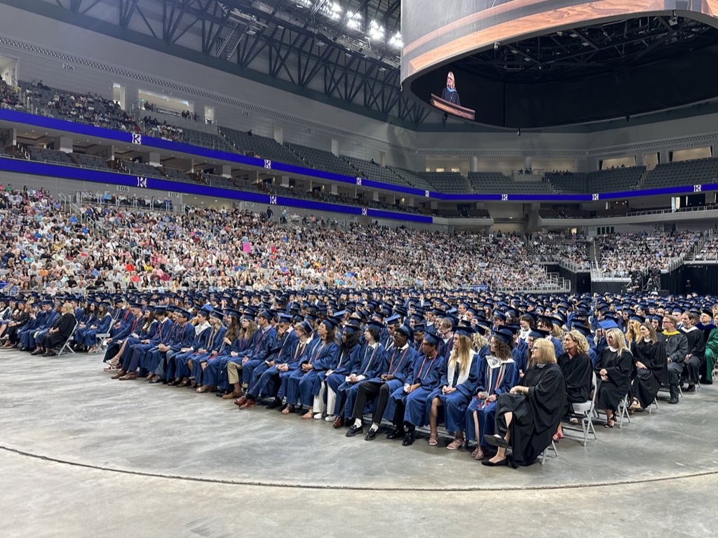 KellerISD's tweet photo. .@KHSIndianNation is up first today! We’re excited to honor the Keller High Class of 2023! #KISDGrad23 https://t.co/omtMBe1cKB