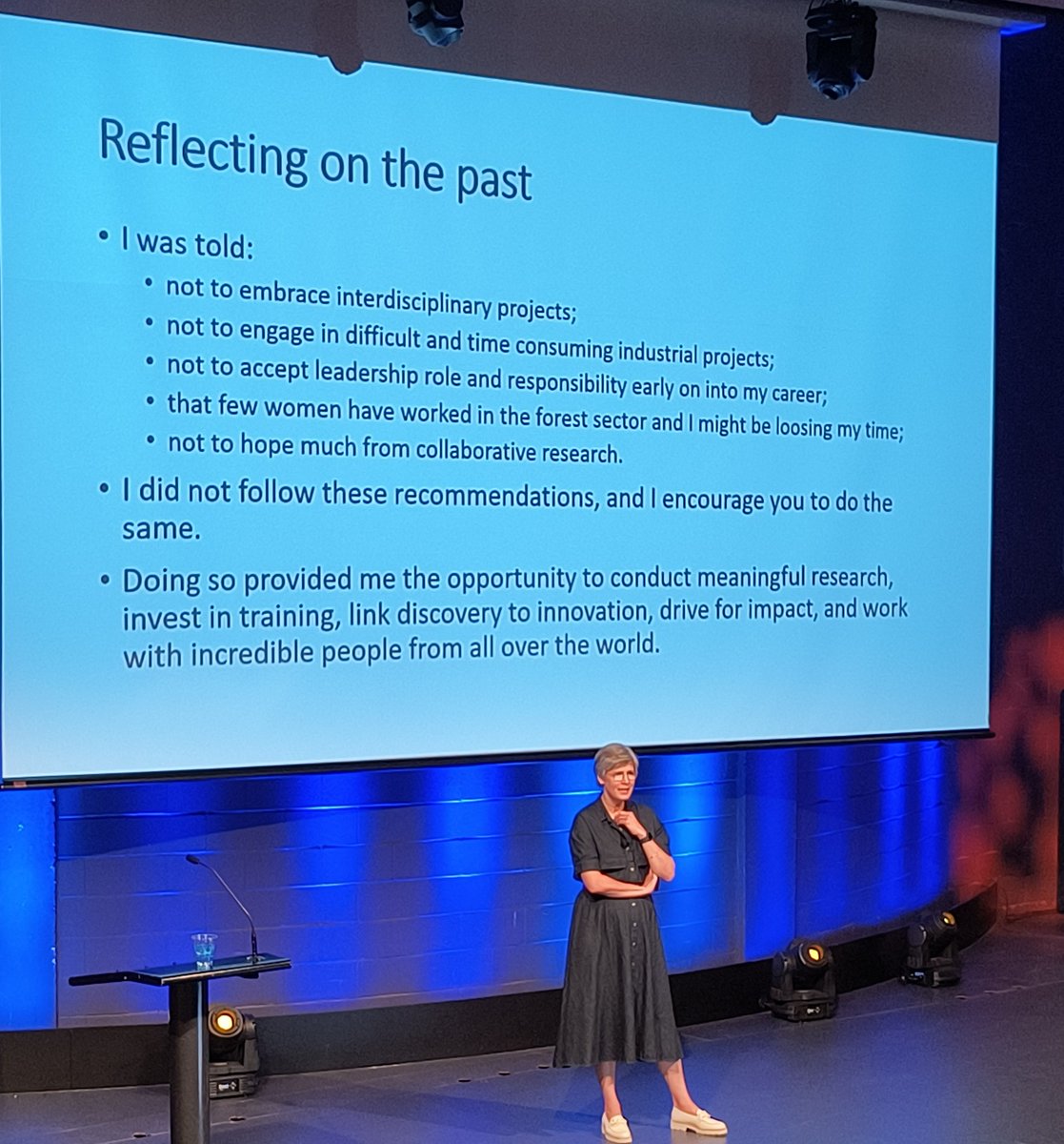 Inspiring advice from Sophie D'Amours! #CORS2023