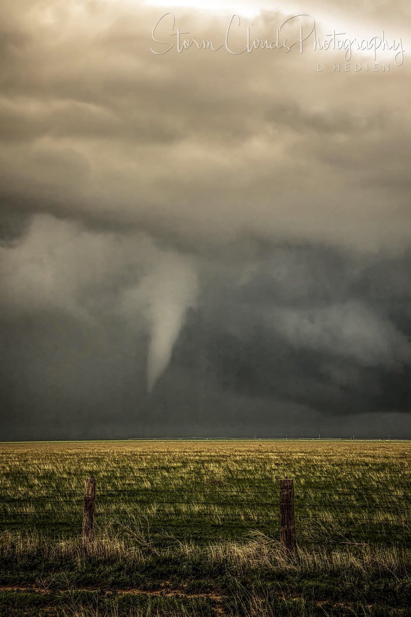 A #tornado near #Stratford #Texas yesterday. 🌪️😍📷 #storm #weatherphotography #clouds #nikonusa #nikonoutdoors #zcreators #z9 #stormhour #wxtwitter #thephotohour @xwxclub #natgeoyourshot  #yourshot_world @sky_mania__  #trb_rurex #bestoftheUSA_weather @cloud.appreciation.society
