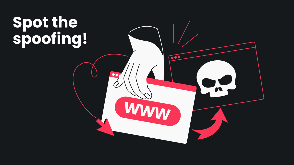 How do scammers get people to fall into their trap? 🪤 Spoofing helps! Spoofing is a tool to make a scam seem legit by falsifying contact information to gain people's trust. To stay safe, check the domain, inspect any masked links, and contact the authorities if suspicious!