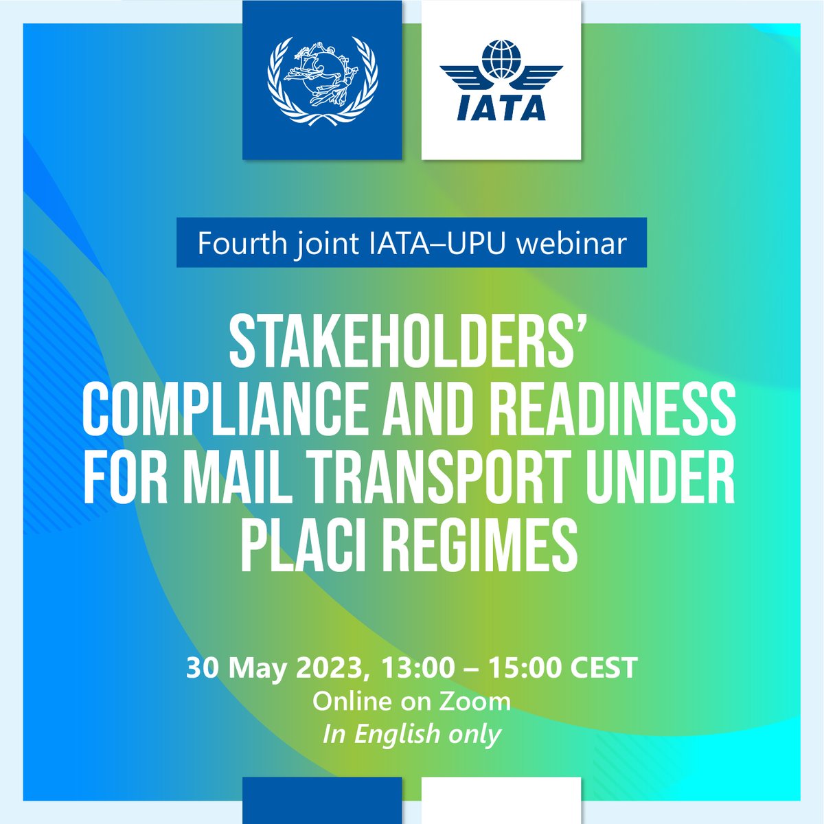 UPU_UN's tweet image. TOMORROW: The 4th @IATA–UPU webinar will focus on electronic advance data #EAD, the #EU’s Import Control System 2 #ICS2 &amp;amp; the readiness of Customs, Posts &amp;amp; carriers to comply with related requirements.

📆30 May
⏰13h CEST

There is still time to register👉bit.ly/42RpDaj