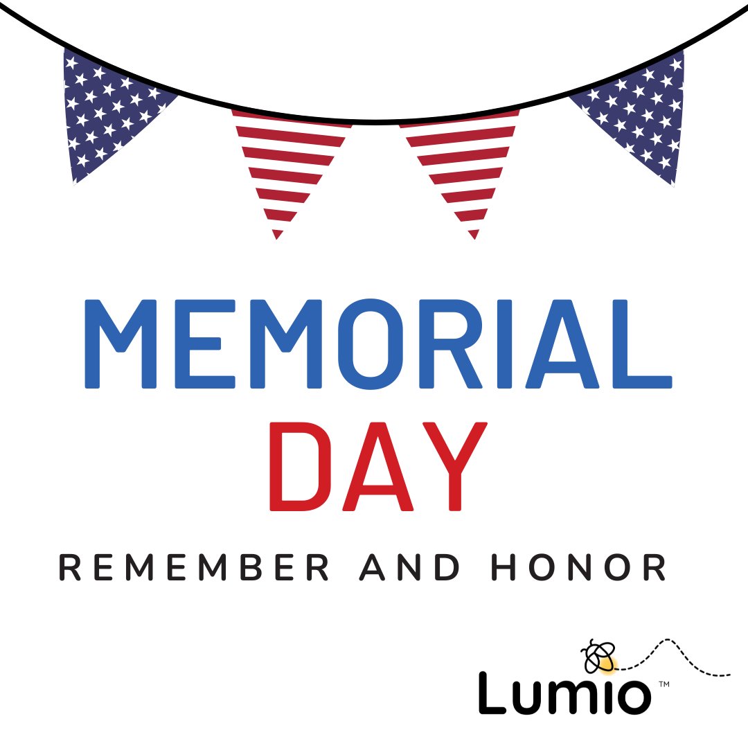 Today and everyday, we give thanks to all the fallen heroes - The Lumio Team. 💛