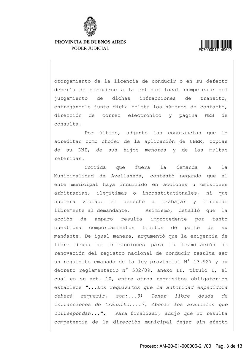 LukesStrike's tweet photo. FALLO QUE DECLARA INCONSTITUCIONAL DECRETO QUE SUPEDITA LA RENOVACION DE LICENCIA DE CONDUCIR A LIBRE DEUDA DE MULTAS (hilo) https://t.co/CxUlzb2lRZ