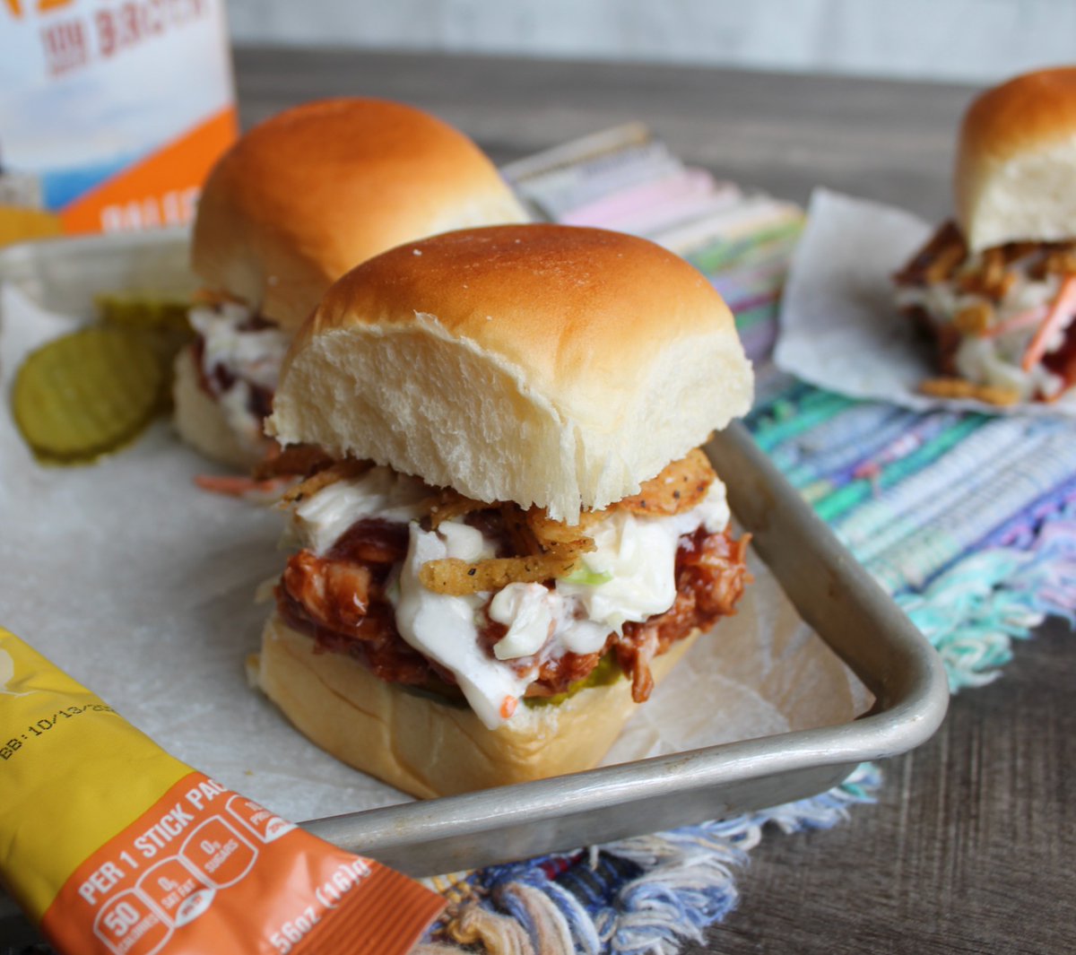 Sliders made with the #ProteinPacked, #CollagenRich, Savory flavors of @LonoLife  #Bonebroth. 😋🍔🥇 

📸 RMD Content Kitchen
Recipe at: bit.ly/3Qt44G7