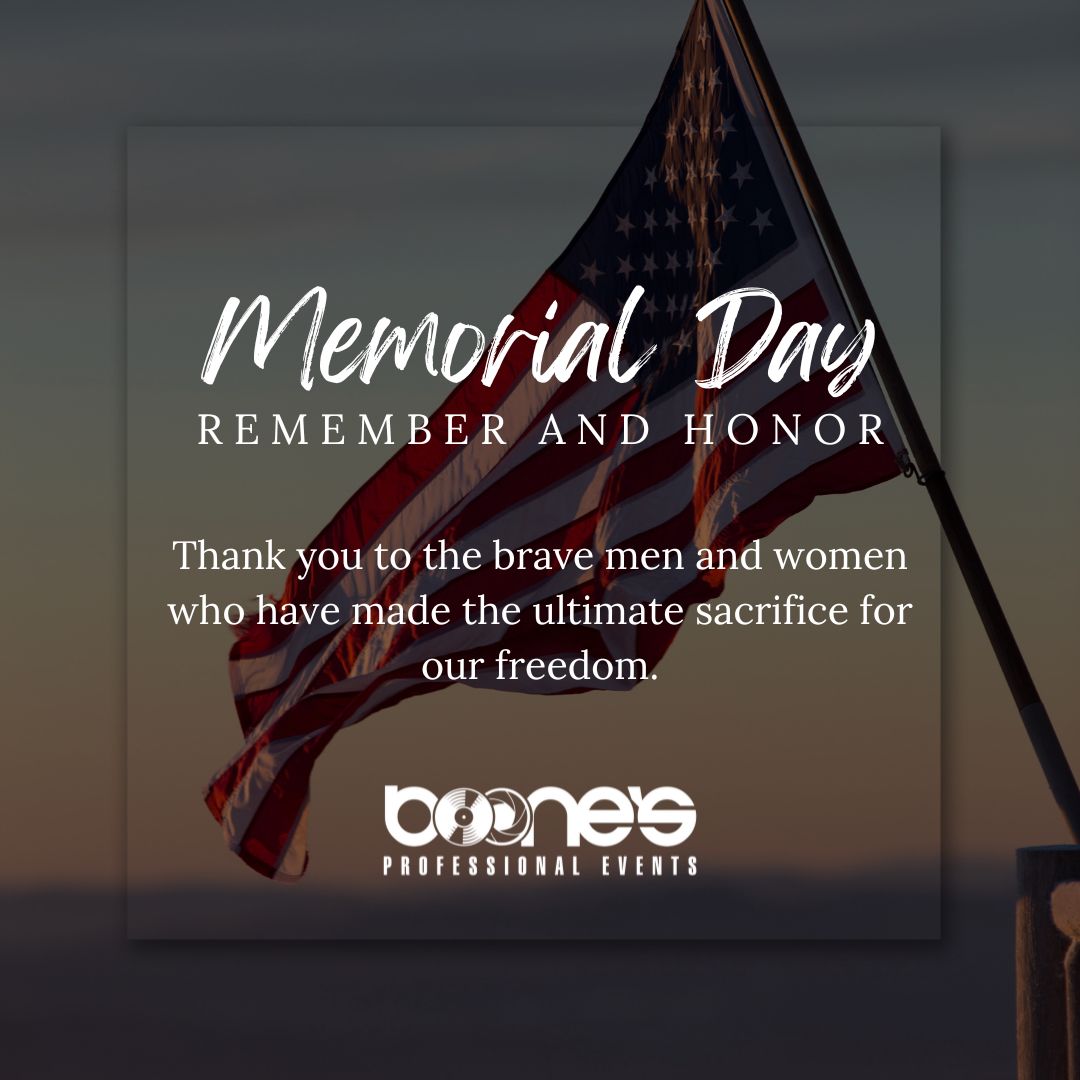 BoonesProEvents's tweet photo. Thank you to the brave men and women who have made the ultimate sacrifice. Let's use today to count our blessings and stand proud.

#memorialday #proudamerican #blessed #brave #usa #landofthefree https://t.co/hfhVgM6w01