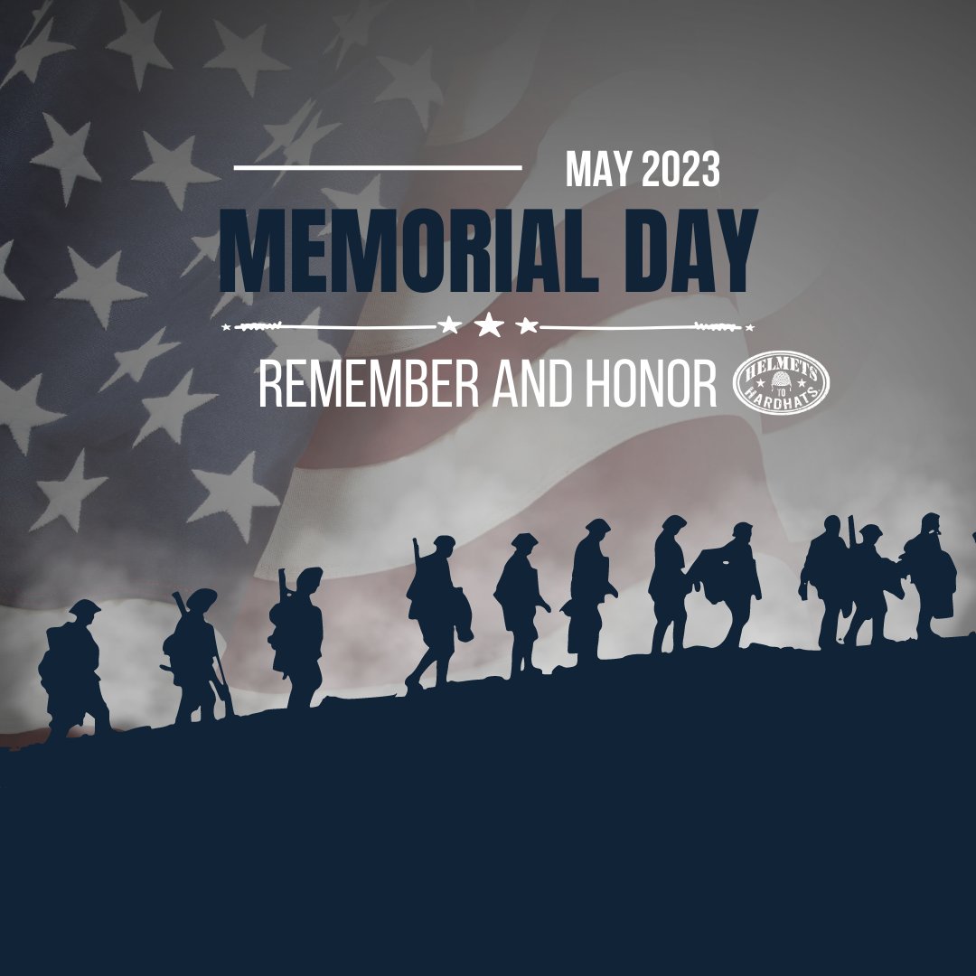 HelmetsHardhats's tweet photo. Today, May 29, 2023, Americans across the country will celebrate the brave servicemen and servicewomen who died defending our country. Our nation owes a debt to its fallen heroes that we can never fully repay, so today we will remember and honor their sacrifice 🇺🇸 https://t.co/Z8hql8UaQs
