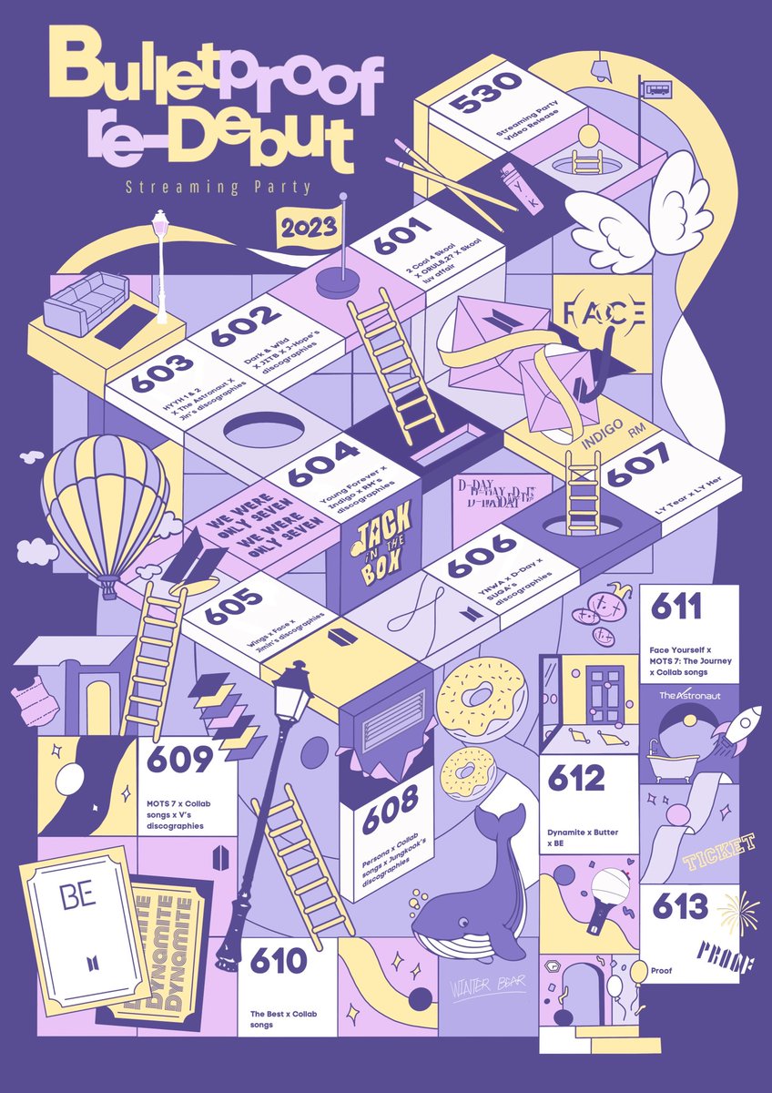btstatsreminder's tweet photo. 🥳POSTER MAP BULLETPROOF RE-DEBUT🥳

Hi ARMY!
The Magic Shop door will open🚪💜

BTS 10th anniversary is a milestone that marks a very significant point for BTS &amp; ARMY. So let’s do something special to celebrate it!

📅 1-13 June 
🕖 9 PM KST (19.00 WIB)
🗺️ Detail on POSTER MAP https://t.co/NgbnNLAwpC