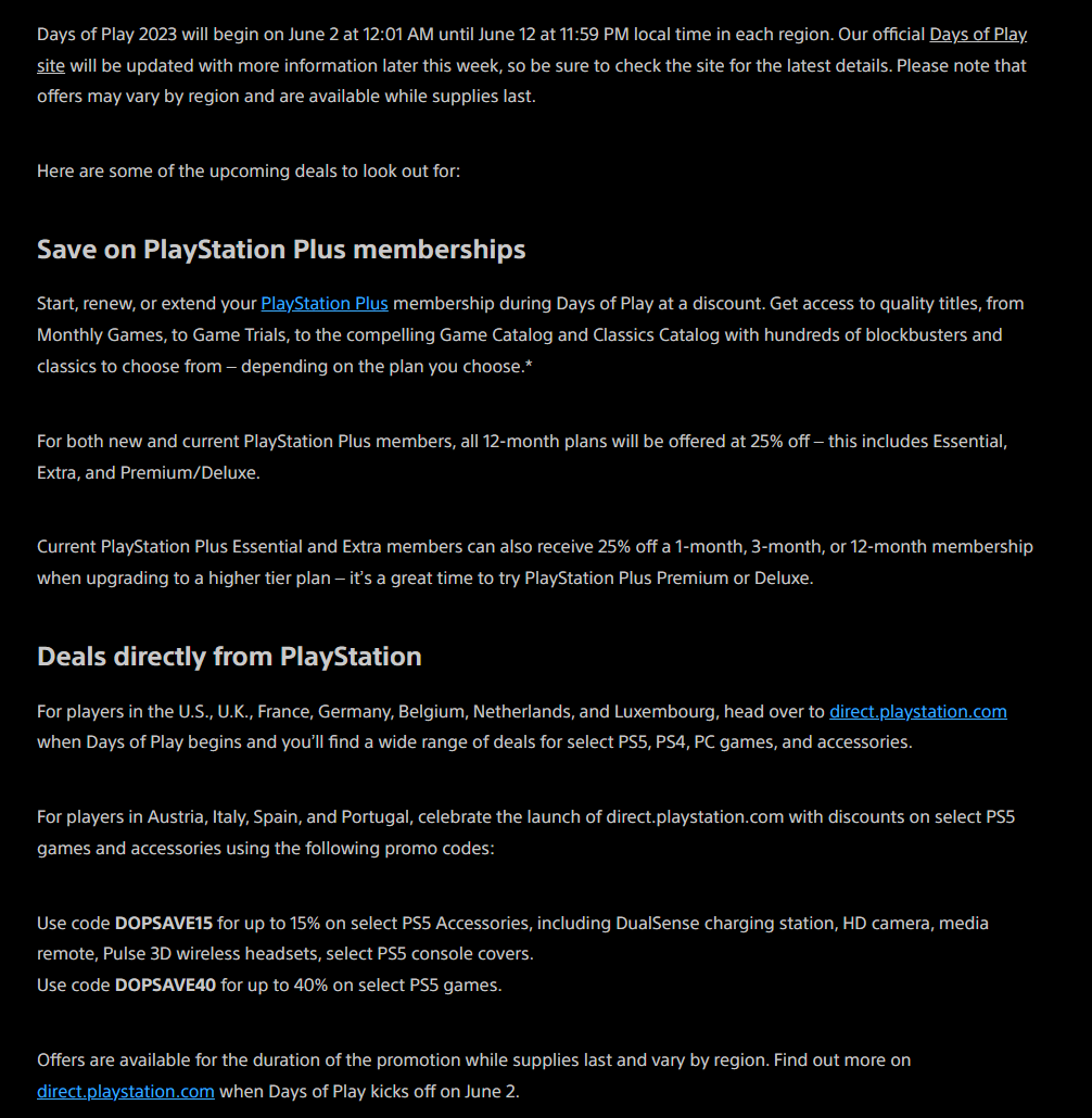PlayStation Plus, OT, Essential, Extra & Premium OT, Page 25