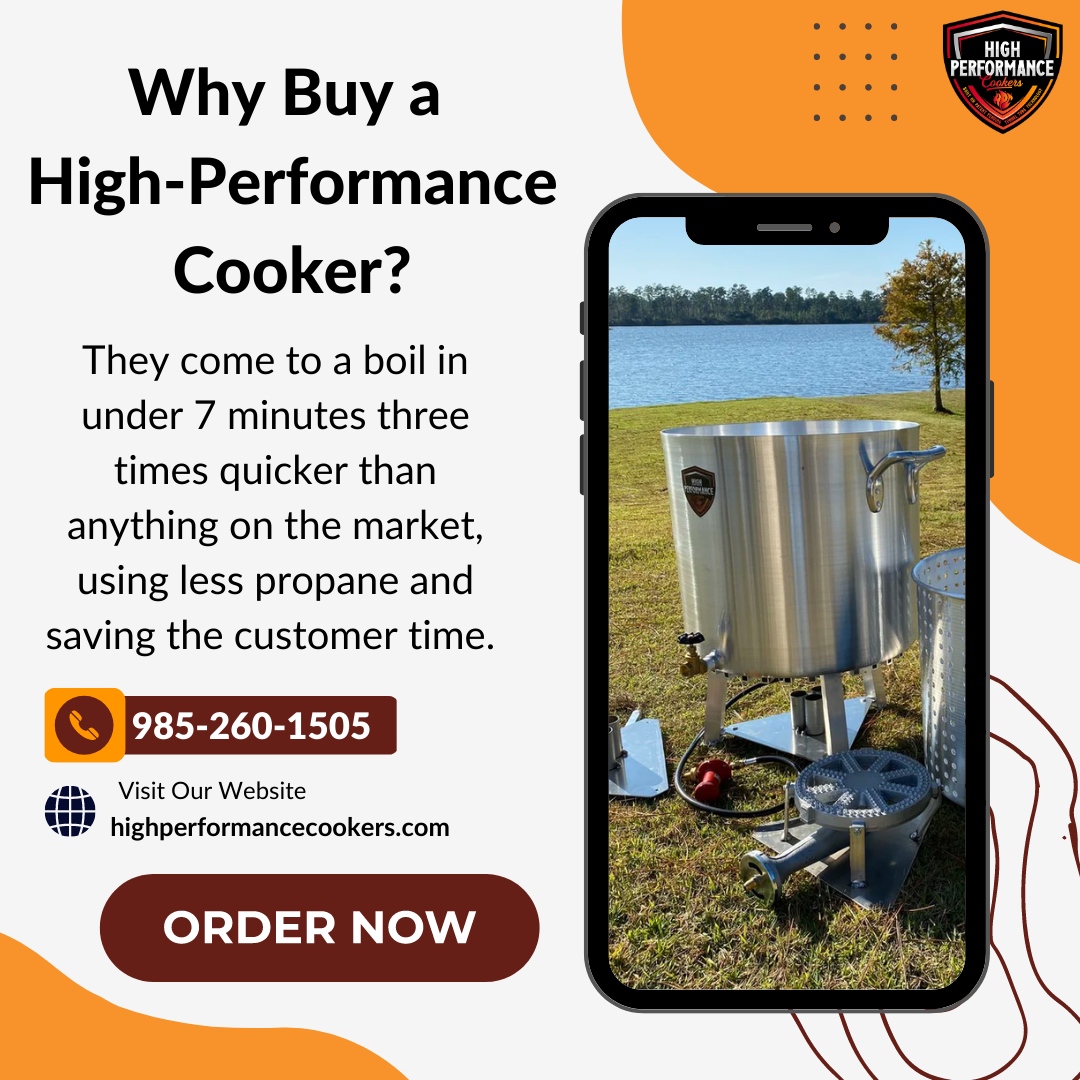 HighPerfCookers's tweet image. 🔥⏰ Boiling in a flash! Our product comes to a boil in under 7 minutes, three times quicker than anything on the market.

Not only does it save you time, but it also uses less propane, making it a win-win for our customers.

#FastBoiling #PropaneSaver #TimeIsPrecious