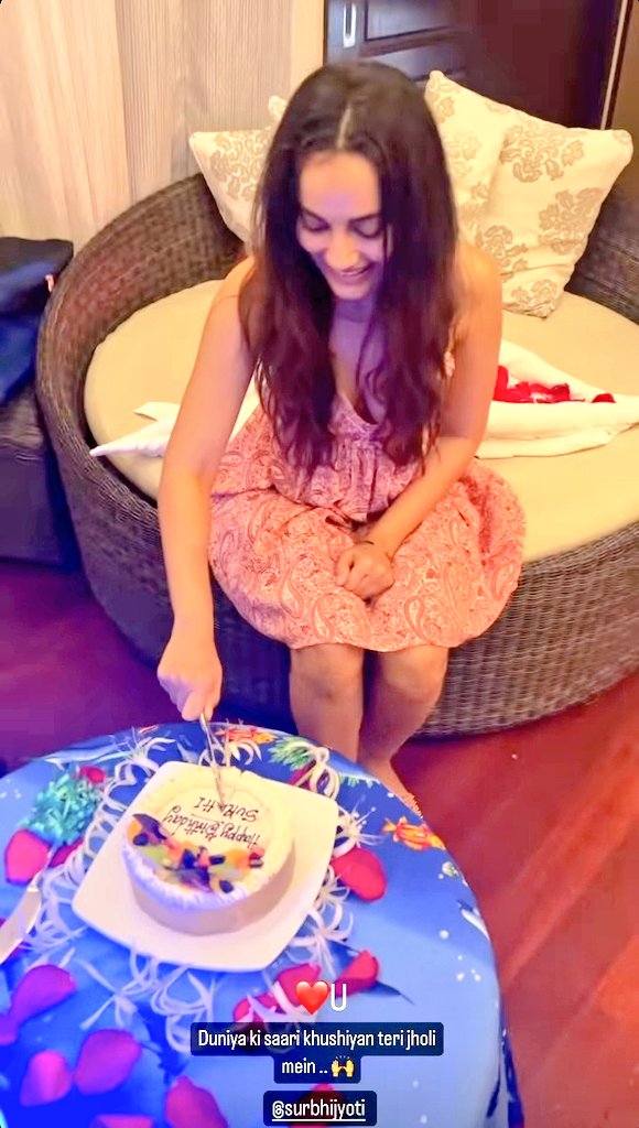 Happy birthday Surbhi jyoti
May you live long and happy   