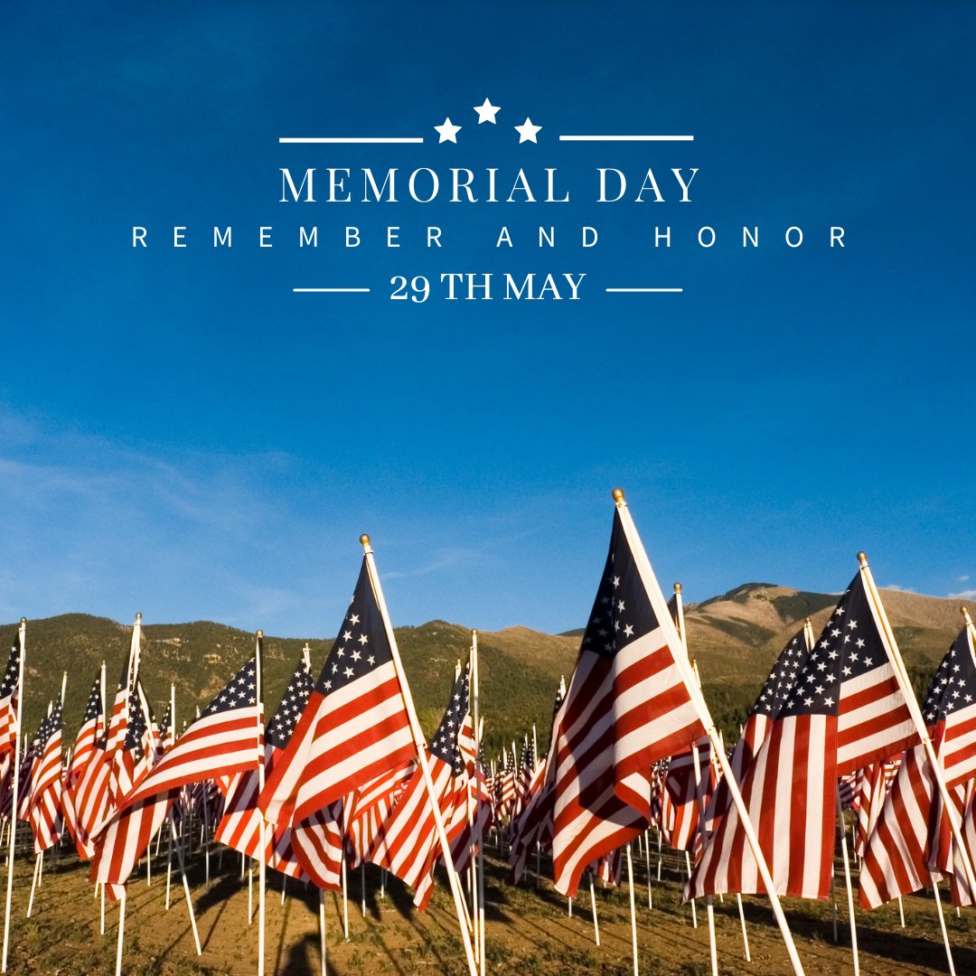 May 29th - Memorial Day 

Today is more than just a day off. Let us remember and honor! 

#mentalhealth #adolescentmentalhealth 

familyrecoverycenters.com