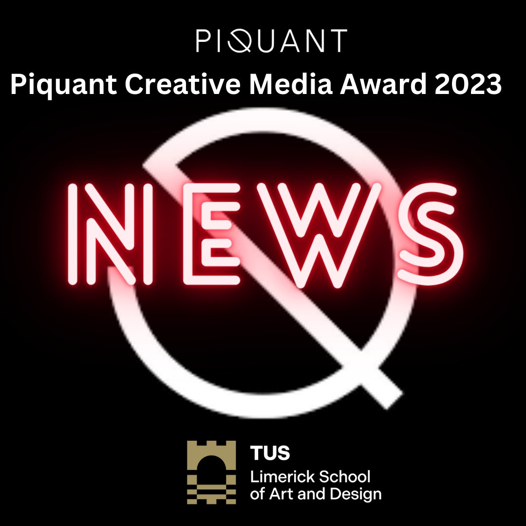 Creative Technologies LSAD TUS (@creativetechlit) on Twitter photo #news Creative Broadcast and Film Production Programme <a href="/LSADatTUS/">Limerick School of Art and Design, TUS</a> are delighted to announce the inaugural <a href="/PiquantMedia/">Piquant</a> Creative Media Award 2023
The award is open to Creative Broadcast and Film Production final year students. Winner to be announced 03.06.23 <a href="/LSADatTUS/">Limerick School of Art and Design, TUS</a> Grad Show #news Creative Broadcast and Film Production Programme <a href="/LSADatTUS/">Limerick School of Art and Design, TUS</a> are delighted to announce the inaugural <a href="/PiquantMedia/">Piquant</a> Creative Media Award 2023
The award is open to Creative Broadcast and Film Production final year students. Winner to be announced 03.06.23 <a href="/LSADatTUS/">Limerick School of Art and Design, TUS</a> Grad Show