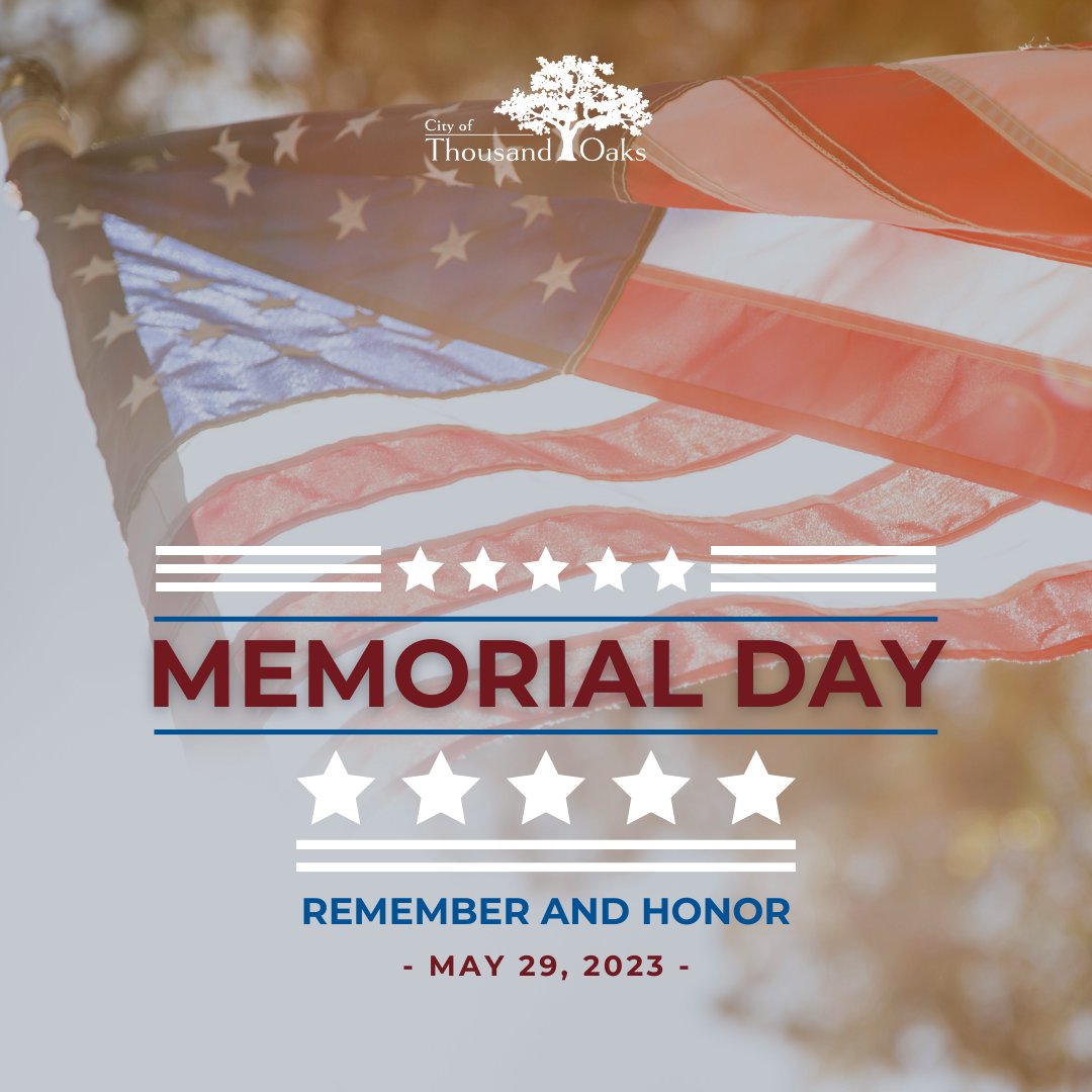 In memory of those who gave all. 🇺🇸

As a reminder, City Hall will be closed today. Virtual services are available 24/7 at toaks.org/virtualservices.🌳