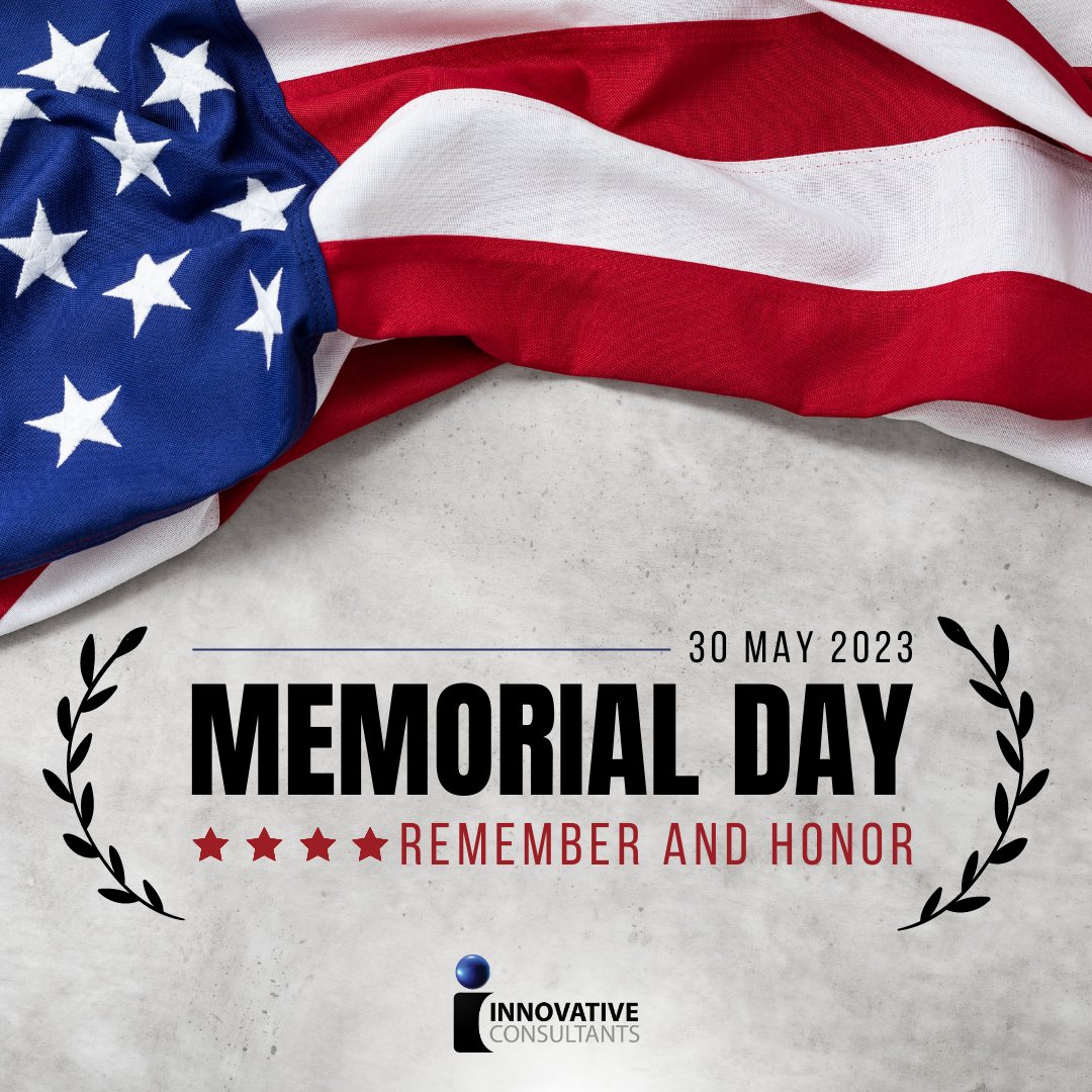 On this Memorial Day, we pause to honor and remember the brave men and women who sacrificed everything for our freedom. Their courage and selflessness will never be forgotten. 

#MemorialDay #HonoringHeroes #IC