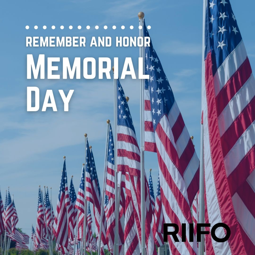 In observance of Memorial Day, our offices will be closed. Remember and honor those who gave their lives for our freedom. riifo.us #MemorialDay #pex #radiantheat #potablewater