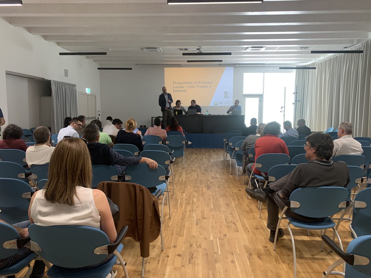Assemblea degli Associati del Gal Prealpi e Dolomiti, tenutasi oggi a Sedico verso la stesura del nuovo #PSL