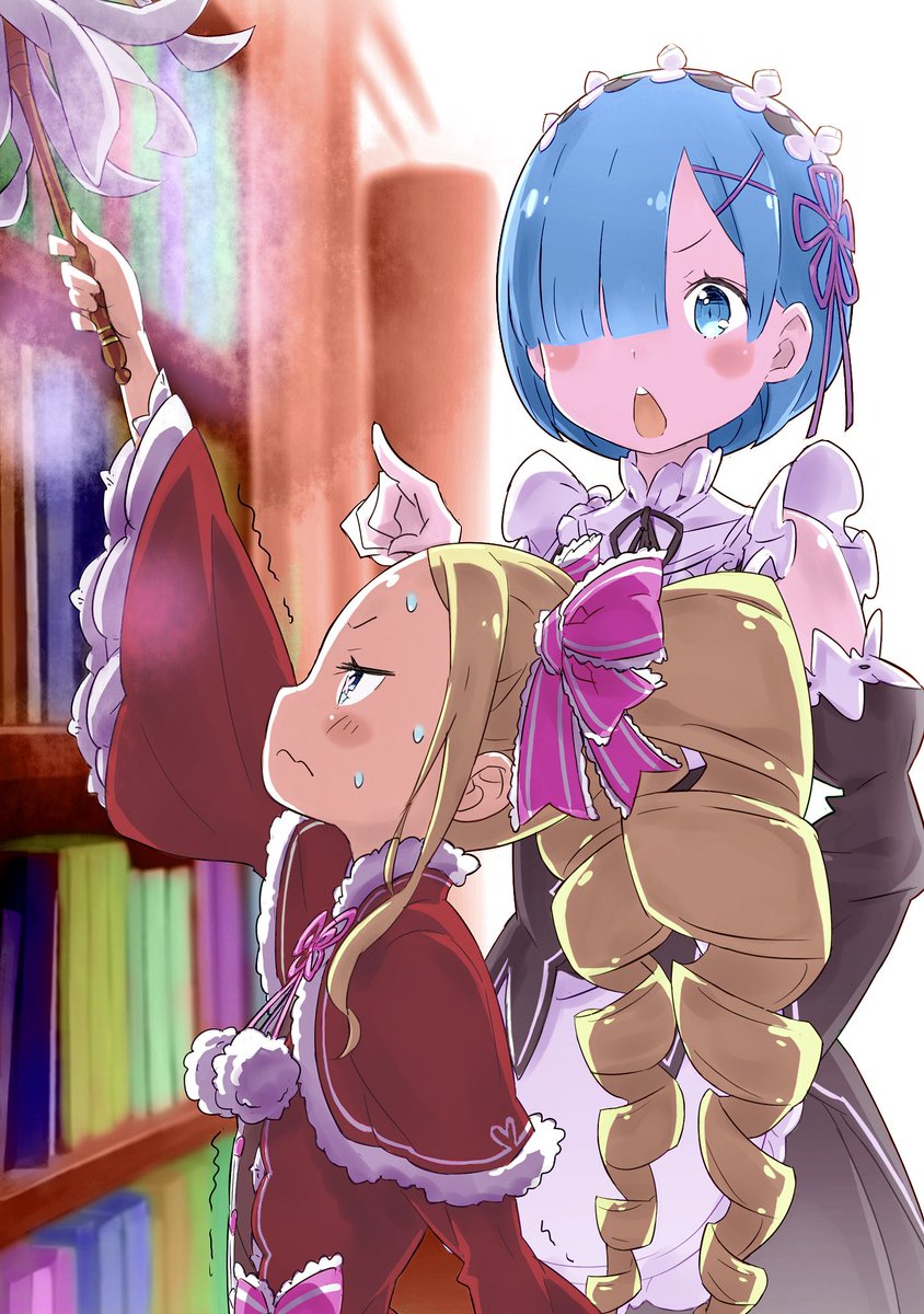 Rem and Beatrice’s Cleanup Day
.
 #rezero #リゼロ