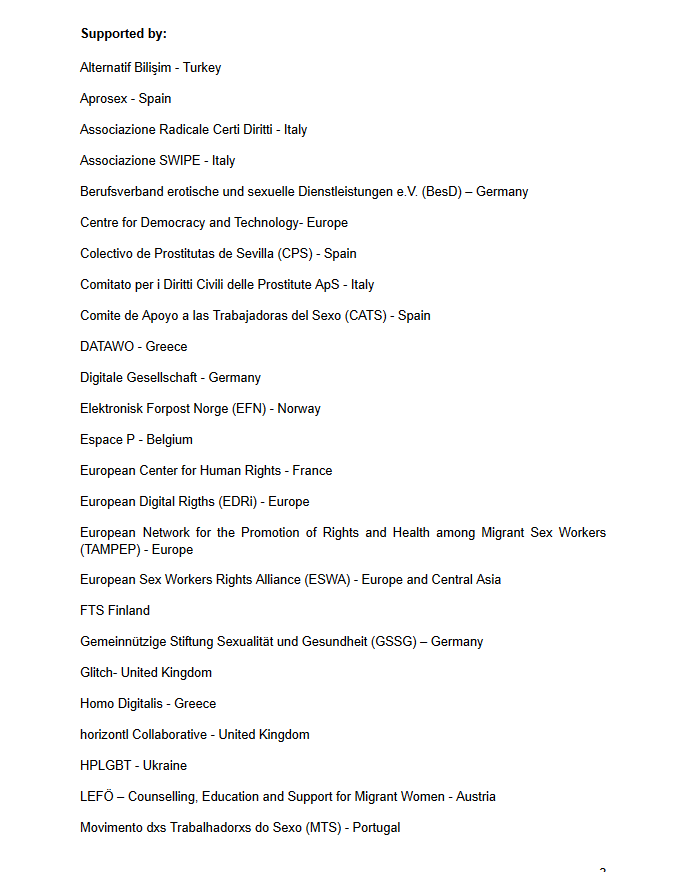 DATAWO_'s tweet photo. We are publishing the #open_letter we submit to the Members of the @Europarl_EN in order for them to take into account our concerns regarding some provisions of the European #Proposal #Directive on #violence_against_women & #domestic_violence. 1/3
https://t.co/DRhrgQ0RbL https://t.co/myee3p1yhq