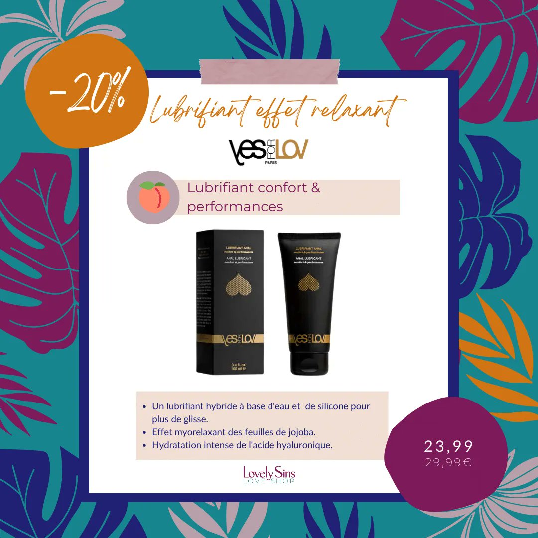 Cette formule hyper hydratante à base d'acide hyaluronique, émulsionnée avec une petite touche de silicone pour une glisse renforcée et boostée par les effets myorelaxants des feuilles de jojoba...
A -20 % c'est carrément évident  ! 

buff.ly/3MfuwDi