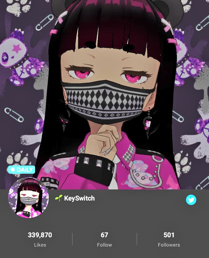 sproutk3y's tweet photo. Hitting a milestone. Happy 500 followers.

 #REALITY  #RealityStreamer  #Vtubers  #VtubersEN  #VtubersUprising https://t.co/UvaKwf1xYU