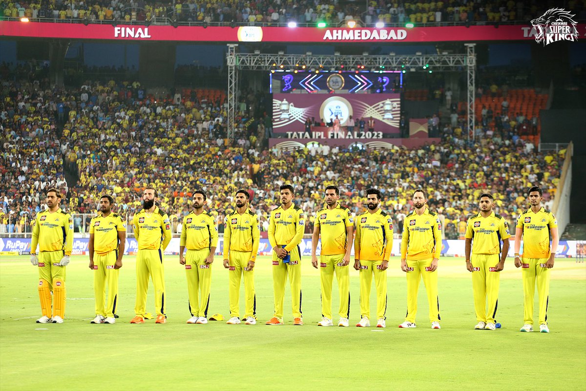 Ever so proud of Namma Super Kings! 🦁💛

#IPL2023Final #CSKvGT  #WhistlePodu #Yellove 🦁