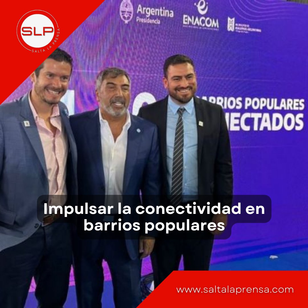 SaltaLaPrensa's tweet photo. Desde la Sociedad del Estado Provincial SALTIC se presentaron proyectos ejecutivos por aproximadamente 348 millones de pesos.
.
.
.
Más en https://t.co/HSFexTJaxC
#Conectividad #Enacom #BarriosConectados #Saltic https://t.co/5GJoUCrZmE