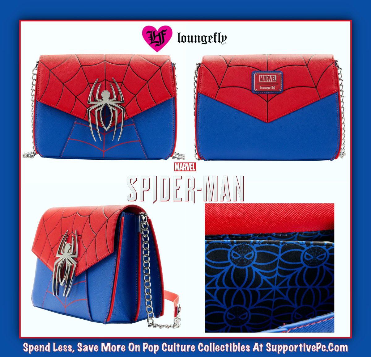 Supportive Solutions Item Of The Day! 🕷

Loungefly Marvel Spider-Man Colour Block Crossbody Bag - New, With Tags:
supportivepc.com/loungefly-marv…
ebay.com.au/itm/2347671051…

#Loungefly #CrossbodyBags #Backpacks #Bags #Wallets #Marvel #SpiderMan #Collectibles #Shop #OnlineShopping