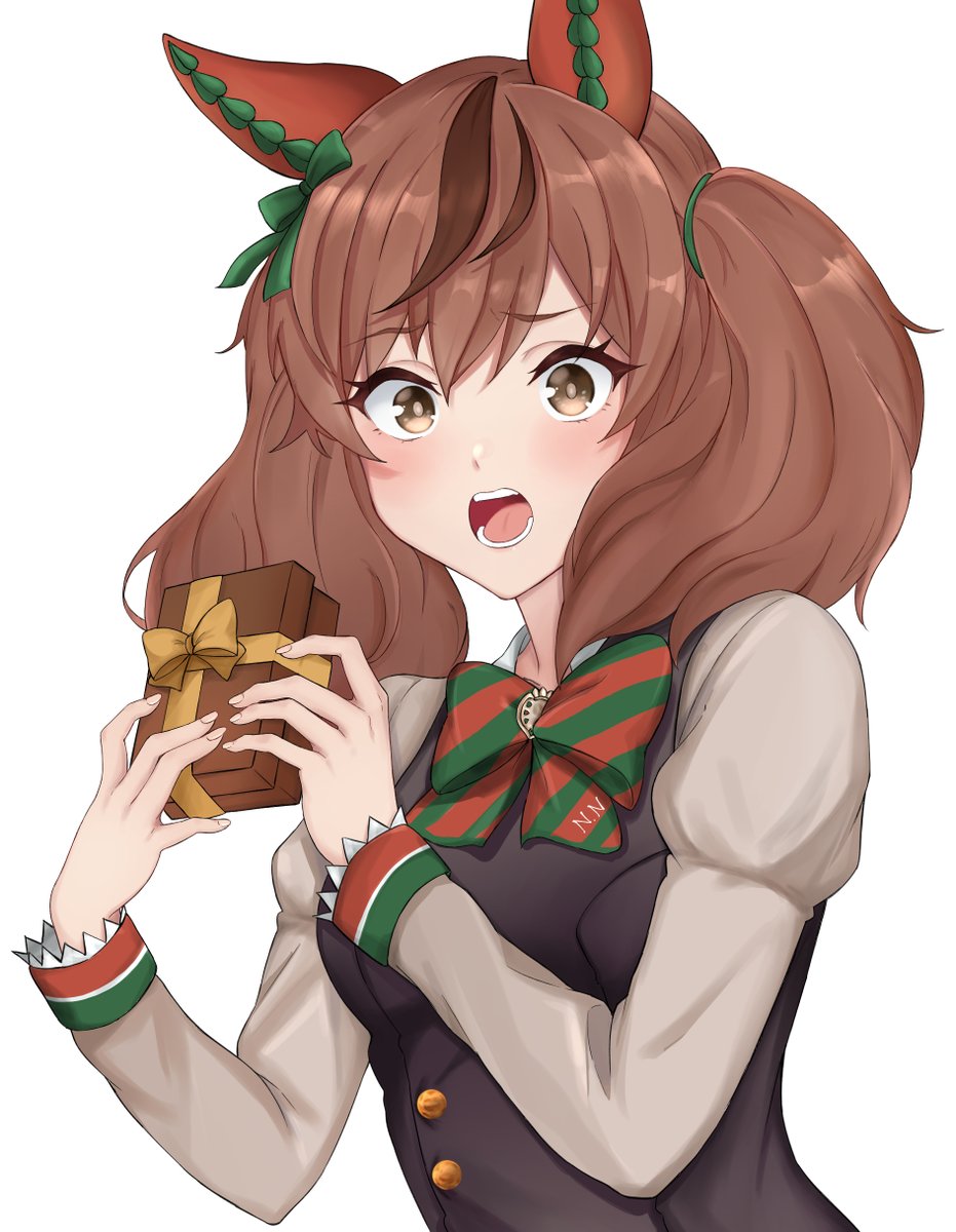 ナイスネイチャ(ウマ娘) 「描きました」|名祇 綴のイラスト