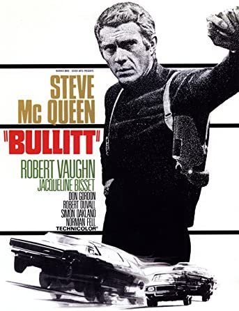 The poster for film Foxtrap 1986 was inspired by Bullitt 1968 film poster.