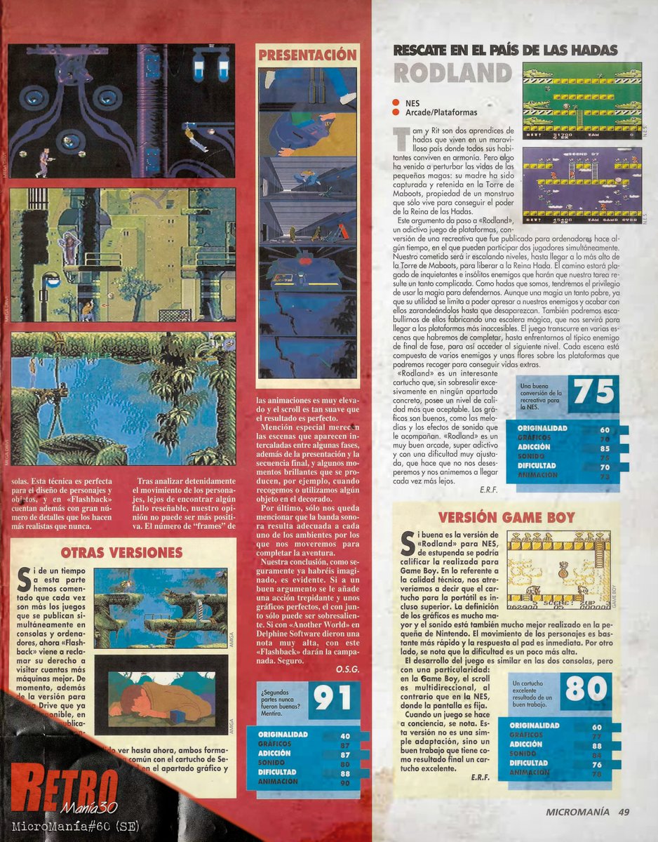 rm30podcast's tweet photo. Nuestro agradecimiento al gran #SantiagoSabroso (de @RetroHobby30_2) por su excelente #Review de #RodLand, en su versión #GameBoy, en el último programa. Todo un detalle colaborar con nosotros en el especial #5ºAniversario de #RM30. Un juegaco, por cierto... en cualquier sistema! https://t.co/W6OdB1AW2S