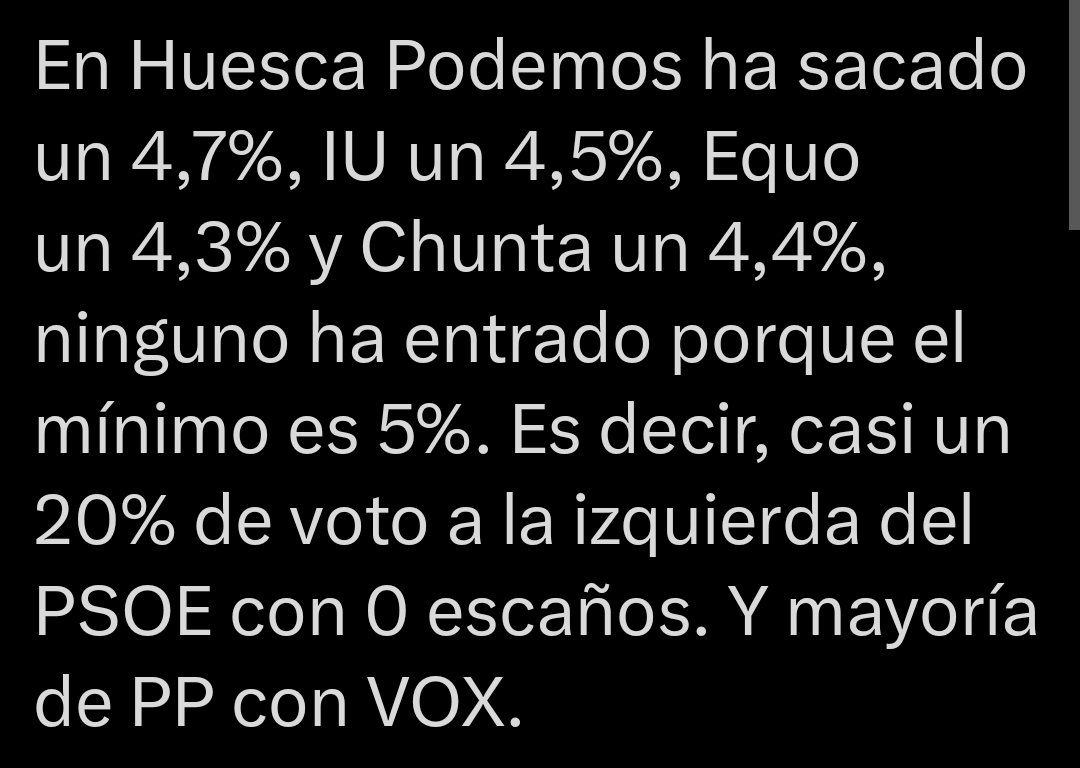 AutenticBertoni's tweet photo. @Gaceru No eres el único que lo piensa. No me hace mucha ilusión votar a Perro Sanche pero lo que no voy a tirar el voto entre veinte partidos y ocho coaliciones que se dedican a apuñalar se entre ellos. Lo que pasó aquí en la Junta de Andalucía o lo que pasó ayer en Huesca lo dice todo. https://t.co/seoezxi15x