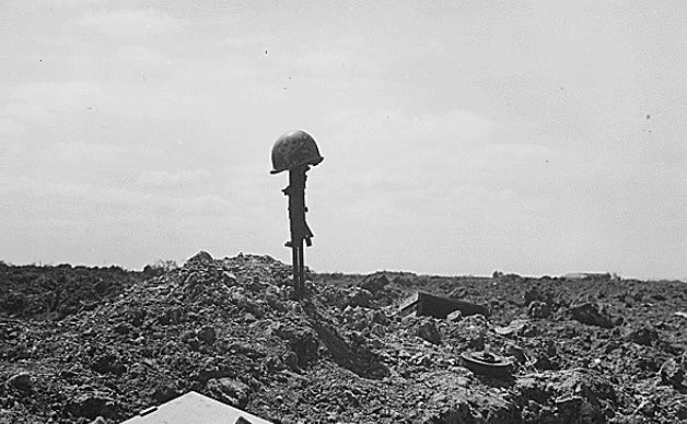 "Courage is almost a contradiction in terms. It means a strong desire to live taking the form of readiness to die." 
— G.K. Chesterton

"It is foolish and wrong to mourn the men who died. Rather we should thank God such men lived." 
— George S. Patton

This is the cost of