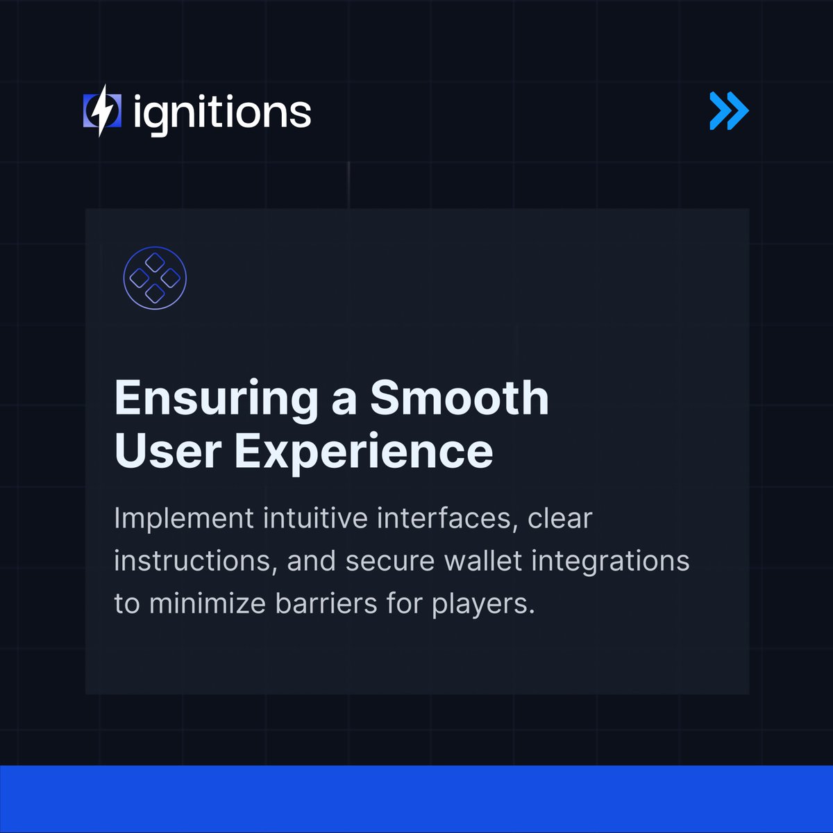 Ignitions_dev's tweet photo. Adopting Web3 in gaming can be a daunting task, but with the right strategies, game studios can navigate the challenges and unlock the potential of this powerful technology. 🔑 

Ignitions is here to guide you: https://t.co/C16bLuRpiU
#Web3Adoption #GameDevelopment #Ignitions https://t.co/KUP7Zpxe0Q