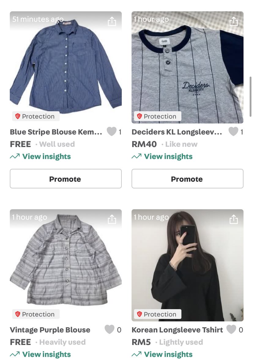 byversy_'s tweet photo. HELP RT 🙏🏻

Hi. Im selling my preloved items. Ada blouse, pants and others. Ada some item yang I nak letgo for free ❤️

Carousell: frhrnn
https://t.co/Hu1zCpXL9m https://t.co/X0KdAOcqdu