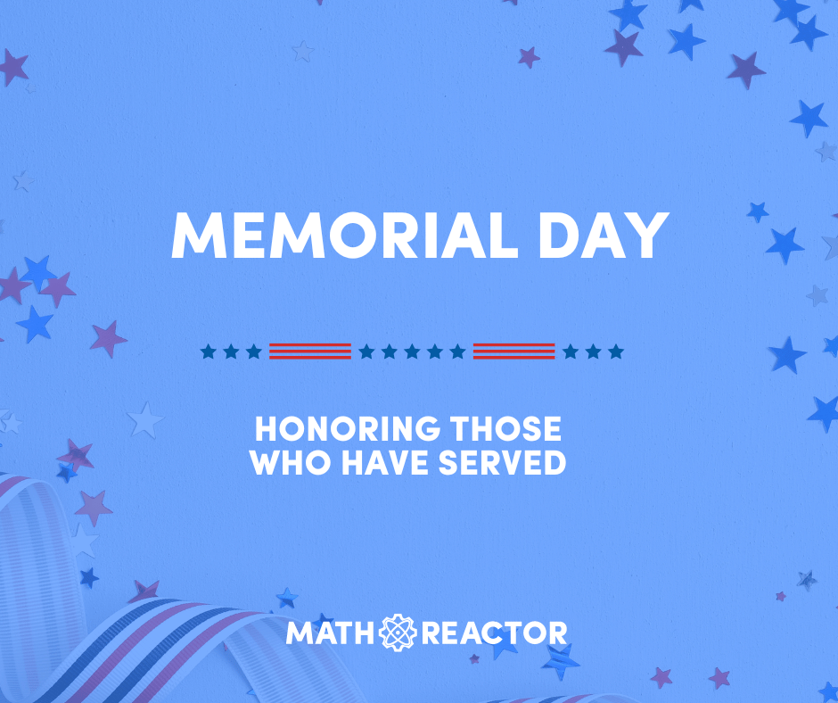 MathReactor's tweet photo. Remembering and honoring our heroes on this Memorial Day. https://t.co/ofkf2aBQ8m