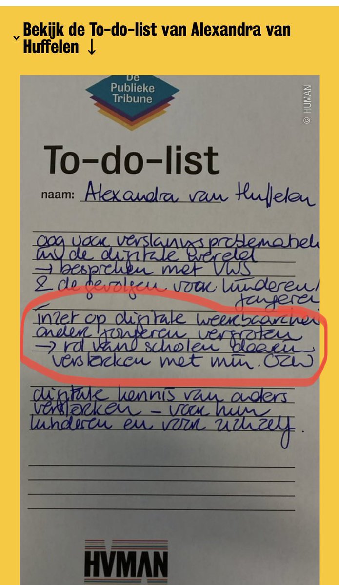 Online veiligheid deze week in het nieuws vanwege de bedreigingen aan politici en scholen. Ook voor veiliger Nederland is het belangrijk dat NU alle kinderen digitaal vaardig worden. Goed als <a href="/Paul_van_Meenen/">Paul van Meenen</a> voor debat praat met <a href="/AvHuffelen/">Alexandra van Huffelen</a> <a href="/D66/">D66</a>  <a href="/digitalesector/">NLdigital</a> <a href="/DeTribuneHUMAN/">De Publieke Tribune | HUMAN</a>