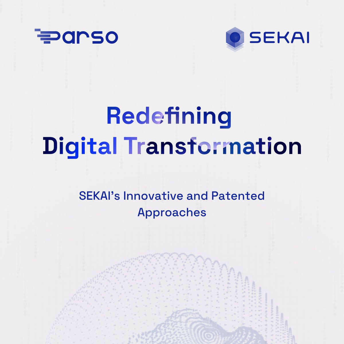 Parso_ai's tweet photo. Introducing SEKAI, the innovative company and technology behind Parso's game-changing data interoperability platform.
Official links:
👉 https://t.co/s6mkcwzHt6
👉 https://t.co/fOGbvK5Jqj
#SEKAI #Parso #DataInteroperability #DigitalTwins #AI https://t.co/tPiqvYVITg