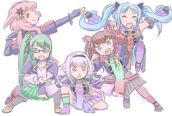 一期生特戦隊  #いおちぇりんぱかるろ