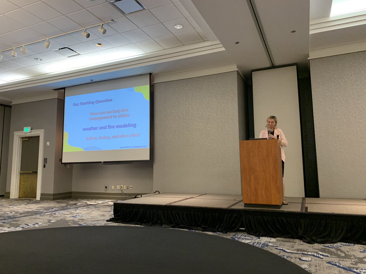 Jaziar's tweet photo. Keynotes Speaker Dr. Ilkay Altintas, a chief data  science officer from University of California San Diego Supercomputer Center talks about Partnerships for Innovation in Wildland Fire Science and Management at @iscram2023 https://t.co/odm3WbZmI0