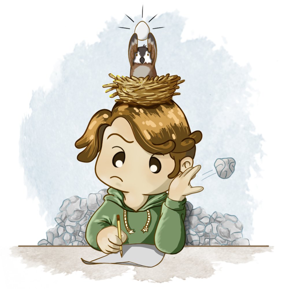 Let failure nest you to an EGG-strodinary idea. 😊 #childrenillustration #children #iloveillustration #tryagain #nevergiveup #bird #childrenart #childrensbooks #childrenillustrator
#birdsofinstagram #littleboy #writer #digitalart #digitalartist #illustrationdaily #digitalartwork