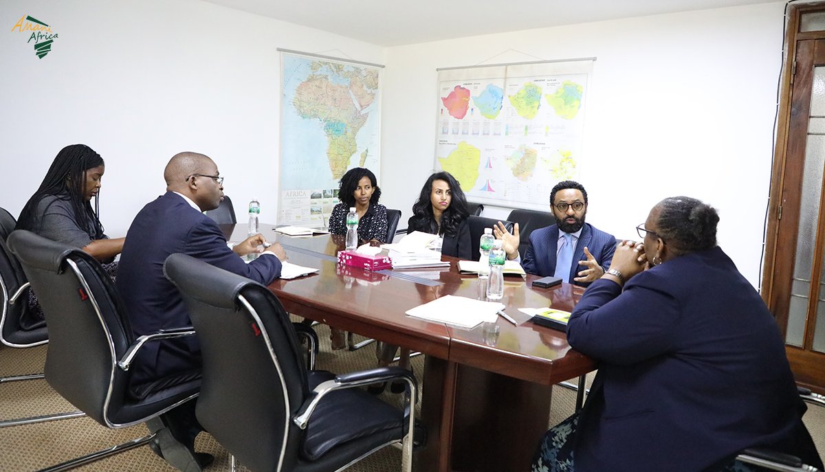 africa_amani's tweet photo. Incoming Chairperson of the #PSC is @ZimAddisAbaba. Earlier today we held productive meeting with Amb Sohpia Nyamudeza,🇿🇼's PR to @_AfricanUnion on program of work for May &amp; our recent engagement at UNSC. Looking forward to follow up on areas identified for working together.🤝🏾 https://t.co/5h5fdV6H6l